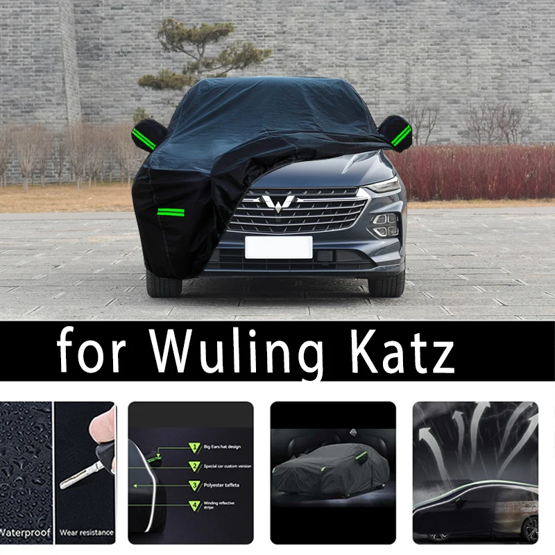 

For Wuling Katz Outdoor Protection Full Car Covers Snow Cover Sunshade Waterproof Dustproof Exterior Car accessories