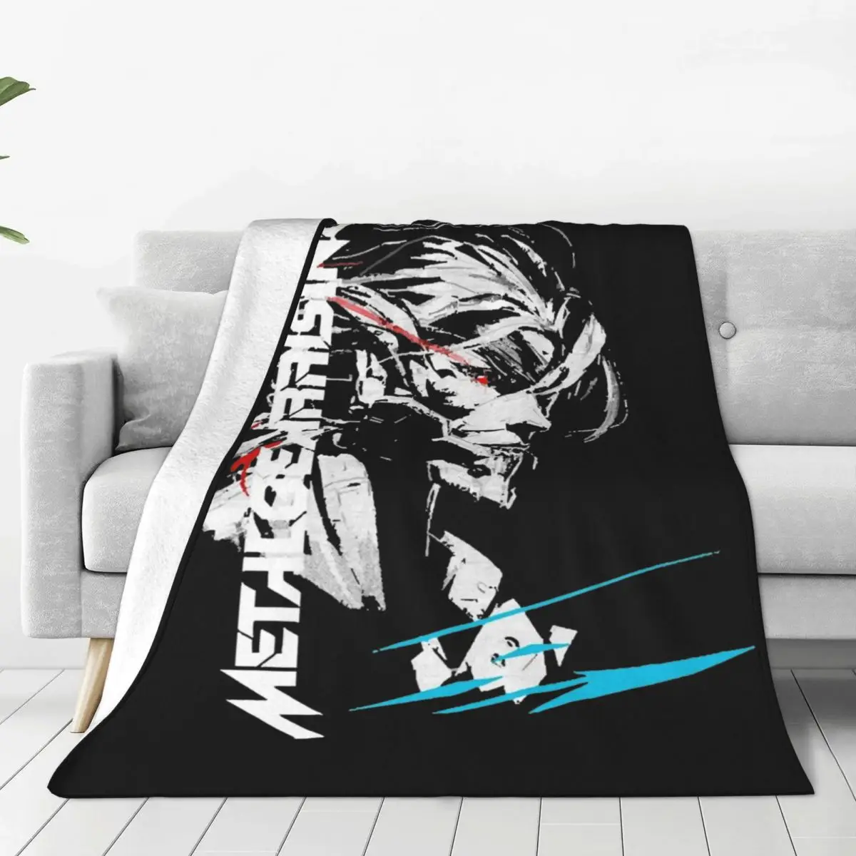 

Y2K Metal Gear Solid Rising Inverted Blankets Soft Velvet Comfortable Throw Blanket Machine Washable