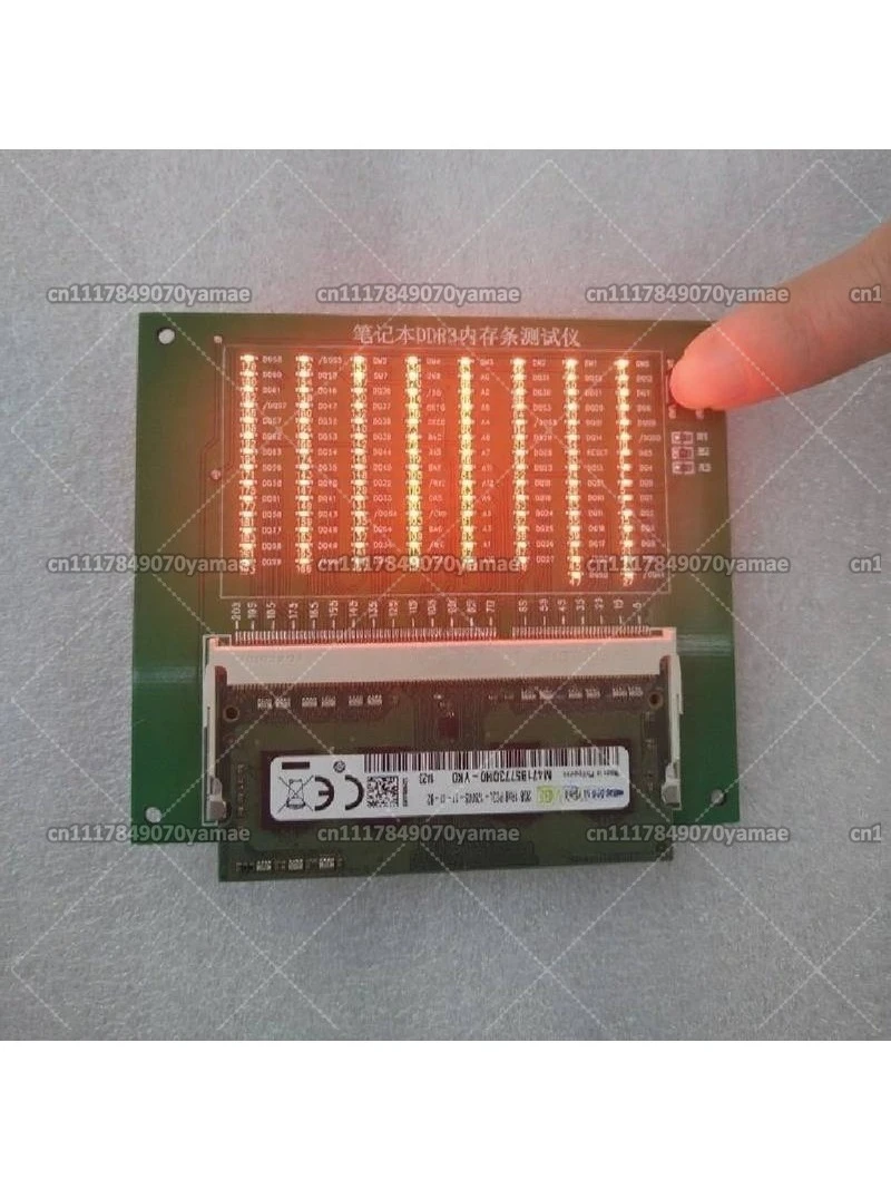 Notebook DDR3/4/DDR5 Memory Stick Test Card, Memory Stick Line Test Tool with Light Tester