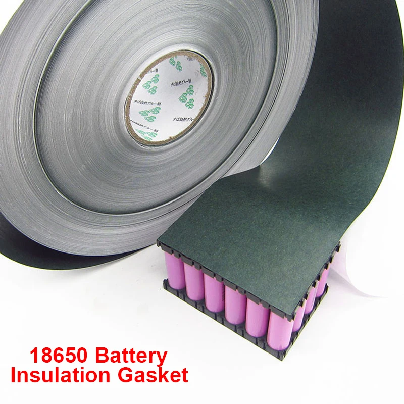 1m 120mm 18650 Battery Insulation Gasket Barley Paper Li-ion Pack Cell Insulating Glue Fish Tape Warp Electrode Insulated Pads