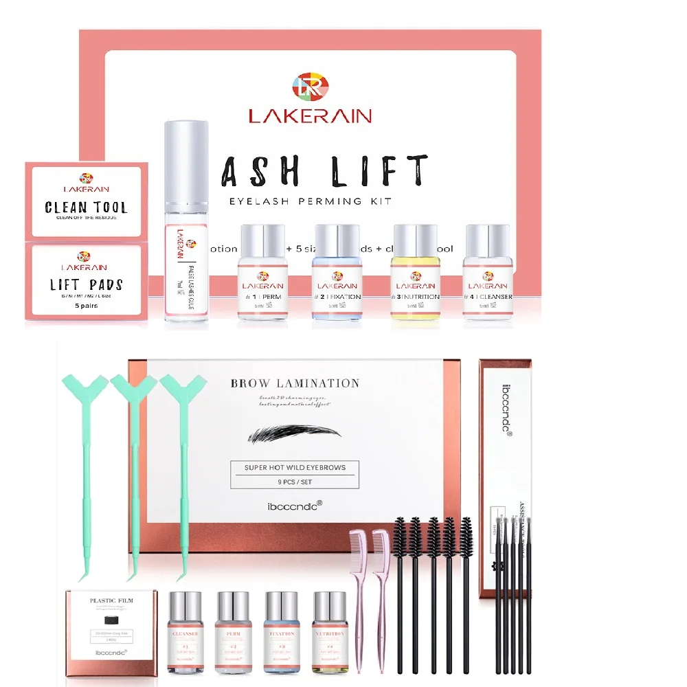 Nieuwe Lash Lift Kit Langdurige Wimper Lifting Permanenten Lotion Fixatie Lijm Krullend Lasher Schoonheidssalon Thuisgebruik Pro Kit