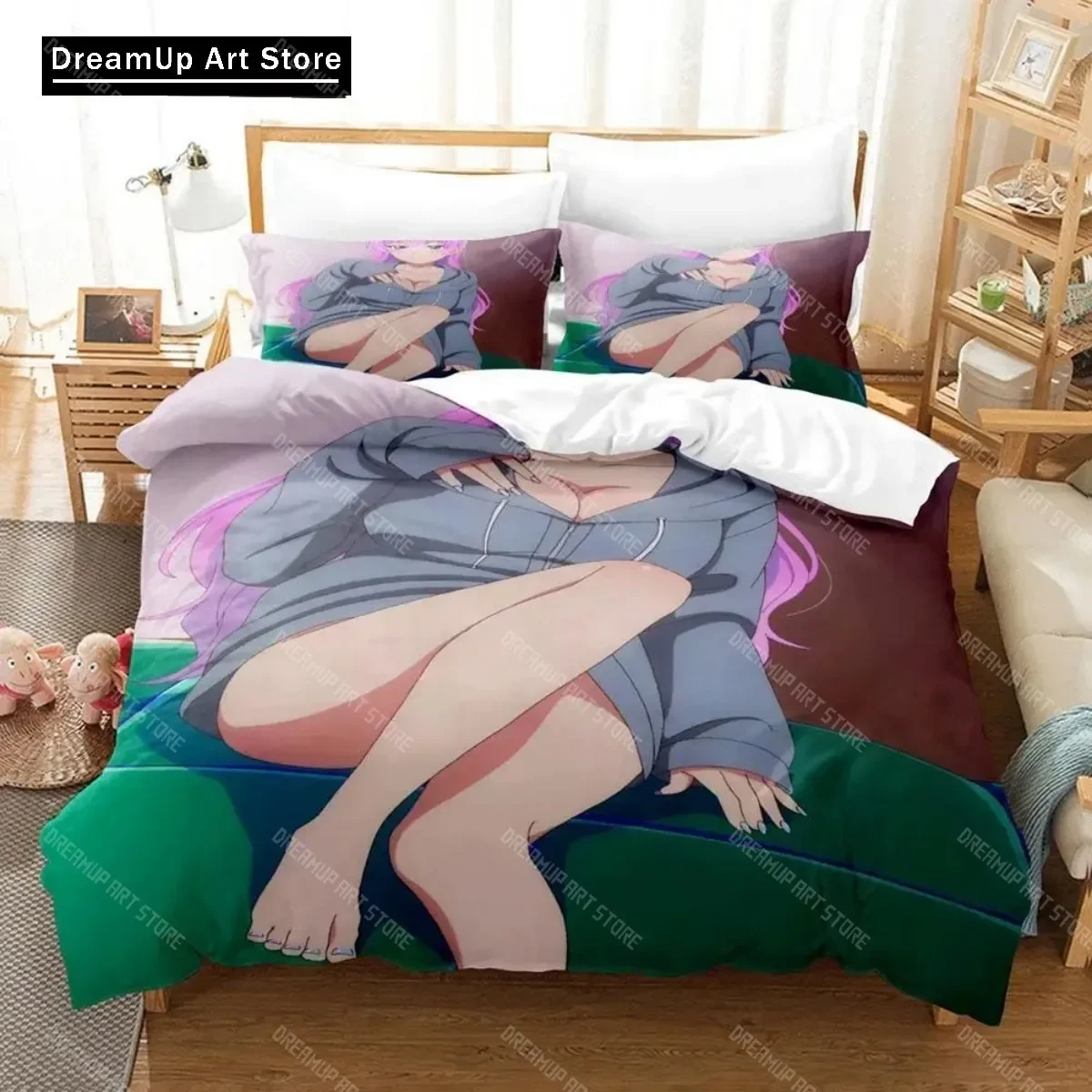 

Anime más que un par casado, pero no amantes juego de cama funda nórdica juego de cama funda de edredón doble individual tamaño