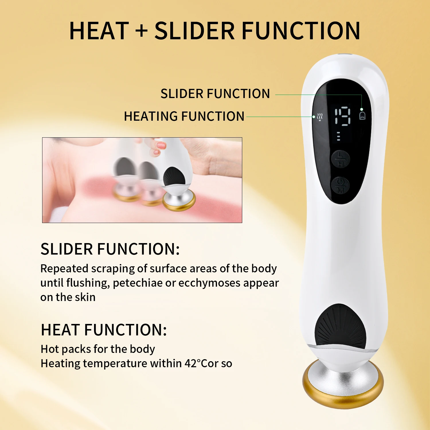 

Slimming Electric Cupping Massager Vacuum Suction Cup GuaSha Anti Cellulite Beauty Health Scraping Heat Gua Sha Massage