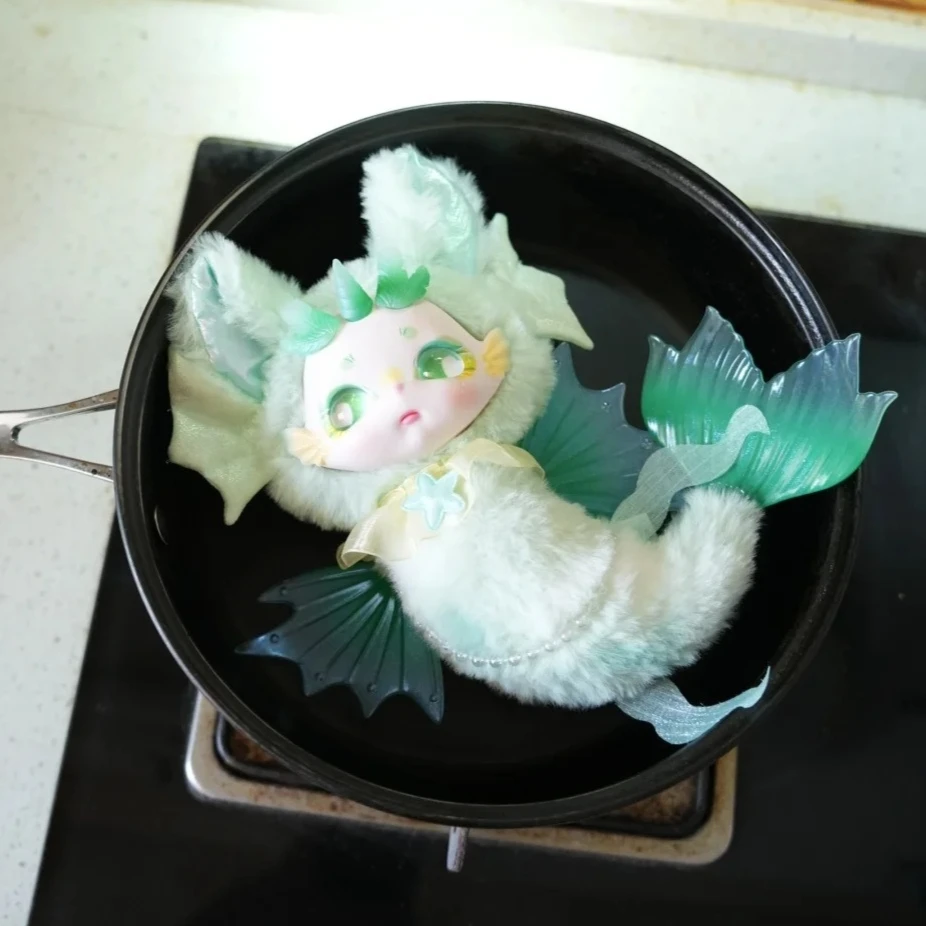 Подлинная серия комиксов Dumia Mayteree Deep Sea Star, виниловое лицо, плюшевая глухая коробка, кавайная кукла-русалка, сумка, подвеска, декор, орнамент, подарок