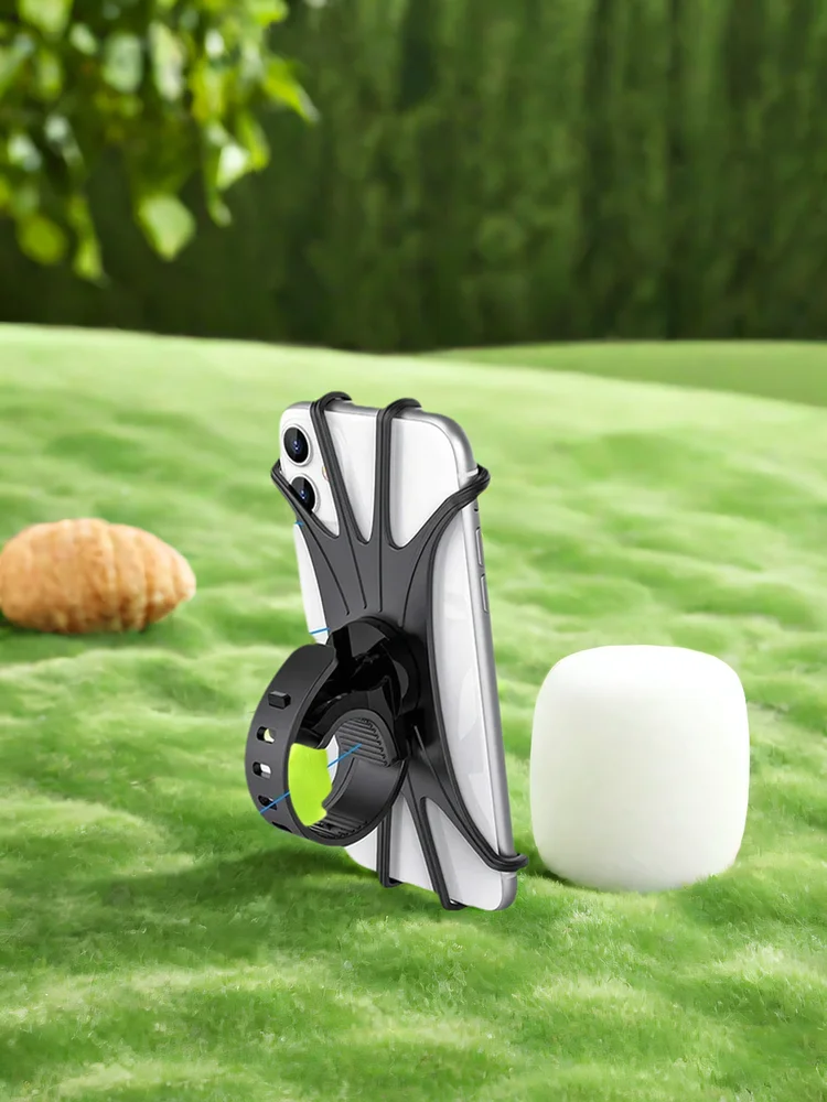 AliExpress WRELS Bike Phone Holder 360 Rotatable Silicone Motorcycle Mobile Phone Stand Handlebar Clip Bracket for 4 to 6.5 inch Cell Phone