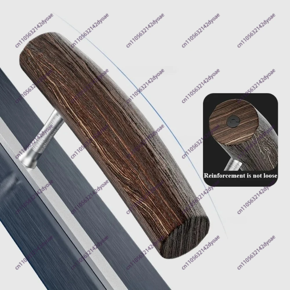 0.5mm Thick Finishing SK5 Blue Steel Trowel with Wenge Wood Handle L-Shank