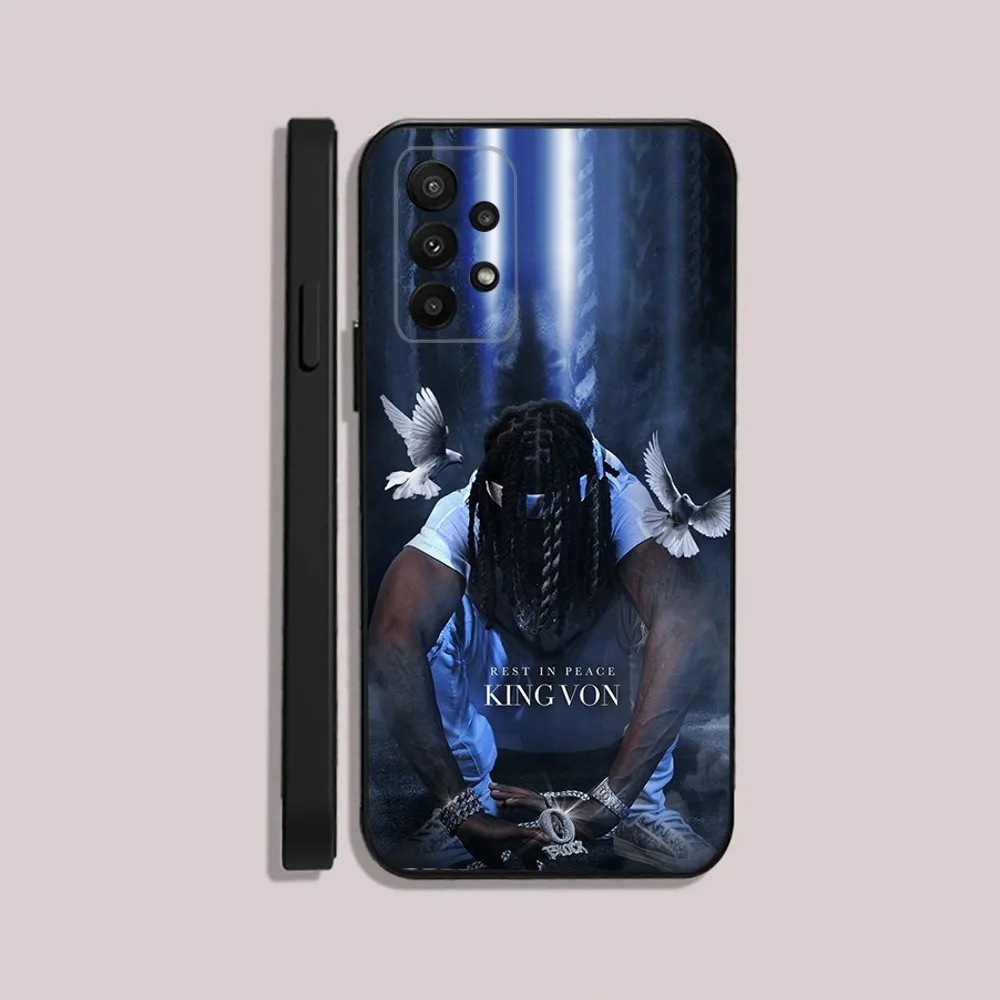 Rapper K-King V-Von Singer Grandson Phone Case For Samsung S25,23,22,30,24,10,9,Ultra,Plus,Lite,FE,5G Black Soft Case