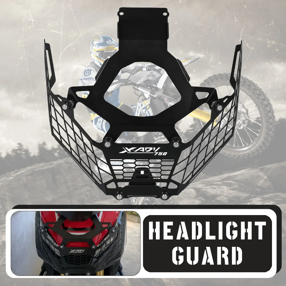 

2024 New For HONDA XADV X-ADV X ADV 750 XADV750 X-ADV750 2017-2020 Moto Headlight Headlamp Grille Shield Guard Cover Protector