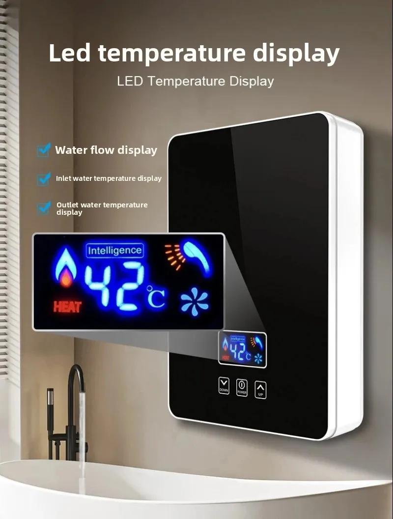 

Constant Temperature Instant Electric Water Heater Small Water Storage-free Barber Shop, Quick Heating Electric Water Heater