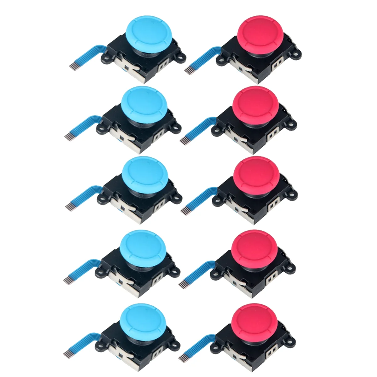 AT-10PCS 3D Analog Joystick For NS Switch Lite Joycon Controller Handle Joystick For Switch Lite Game Console