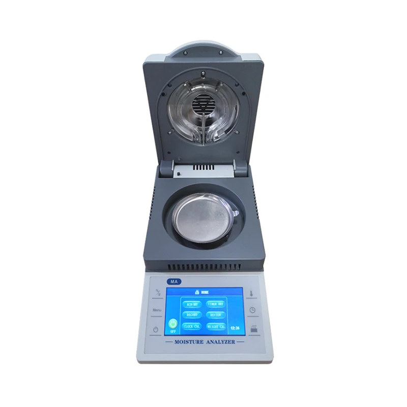 

50 г ~ 100 г 1 мг ~ 5 мг быстрая лампа для измерения влажности зерна галогенный анализатор влажности