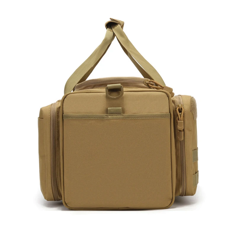 戦術射撃場バッグ防水アウトドアスポーツ収納ショルダーバッグ多機能モールシステムピストルガンアクセサリーバッグ