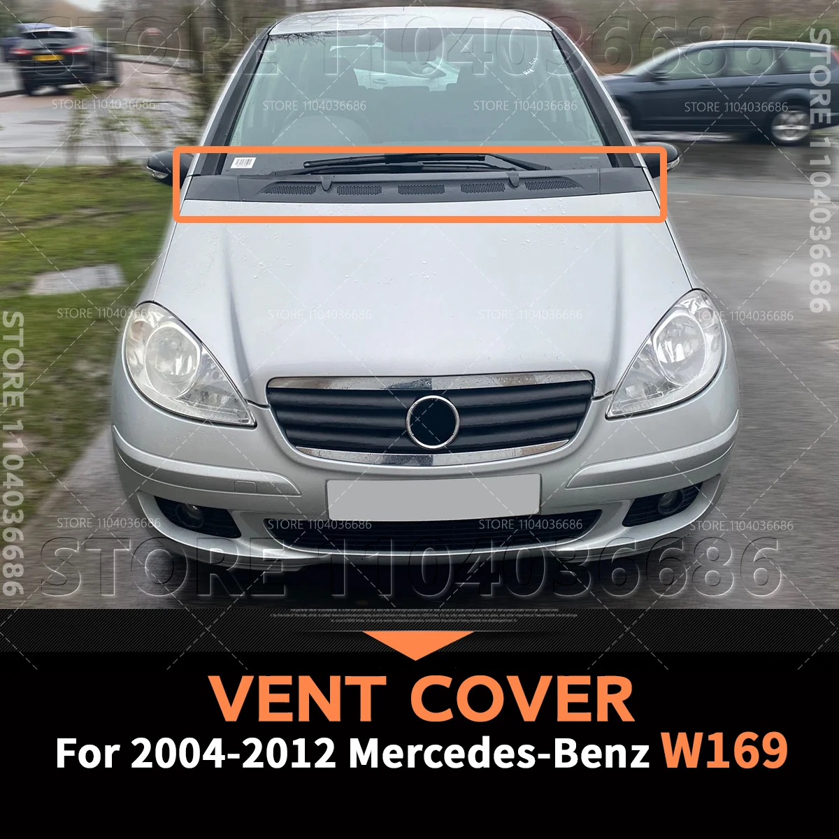 

2004-2012 W169 for Mercedes Benz A Class A150 A160 A170 A180 A200 Front Hood Vent Cover Grille 1698300075 1698300175 1698360018
