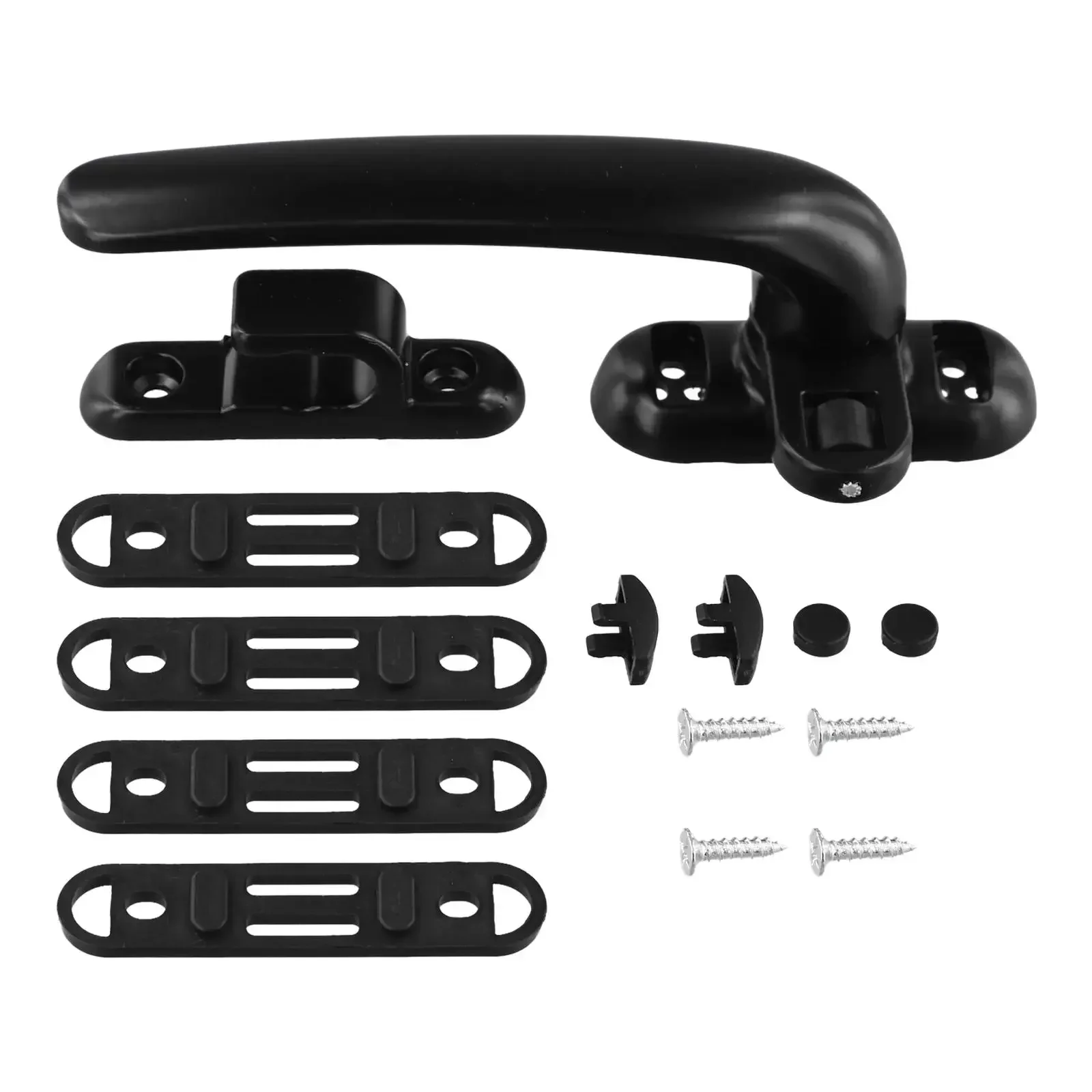 

Aluminum Alloy Universal Child Safe Security Window Door Sash Lock Anti-Theft Lock Safety Lever Handle Sash Latch Hardware