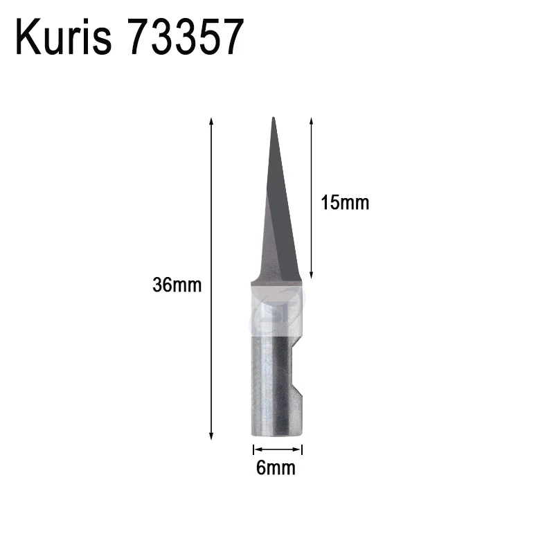 

Kuris 73357 Round Shank Shaft Oscillating Knife Esko Kongsberg Blade