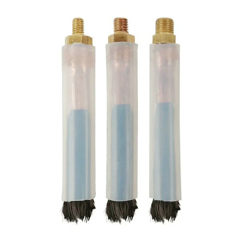 10PCS Copper Head Weld Brushes M6/M8/M10 For Weld Seam Bead Joint Cleaning Polishing Machine Welding Seam Cleaner