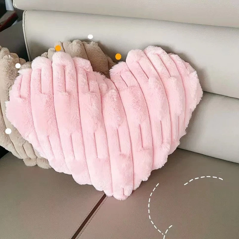 50cm grande dos desenhos animados em forma de coração de pelúcia wanu super macio sofá almofada travesseiro dormir conforto boneca como um presente do festival de aniversário