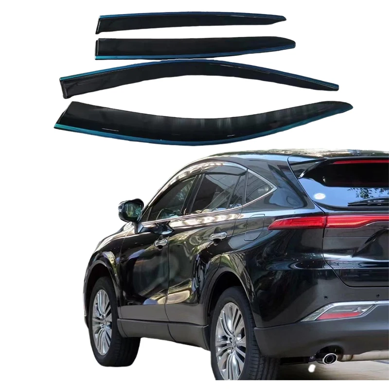 Window Visor car rain Shield Awning Trim Cover Side Window Deflector Door Rain Sun Shield For 2021+Toyota harrier