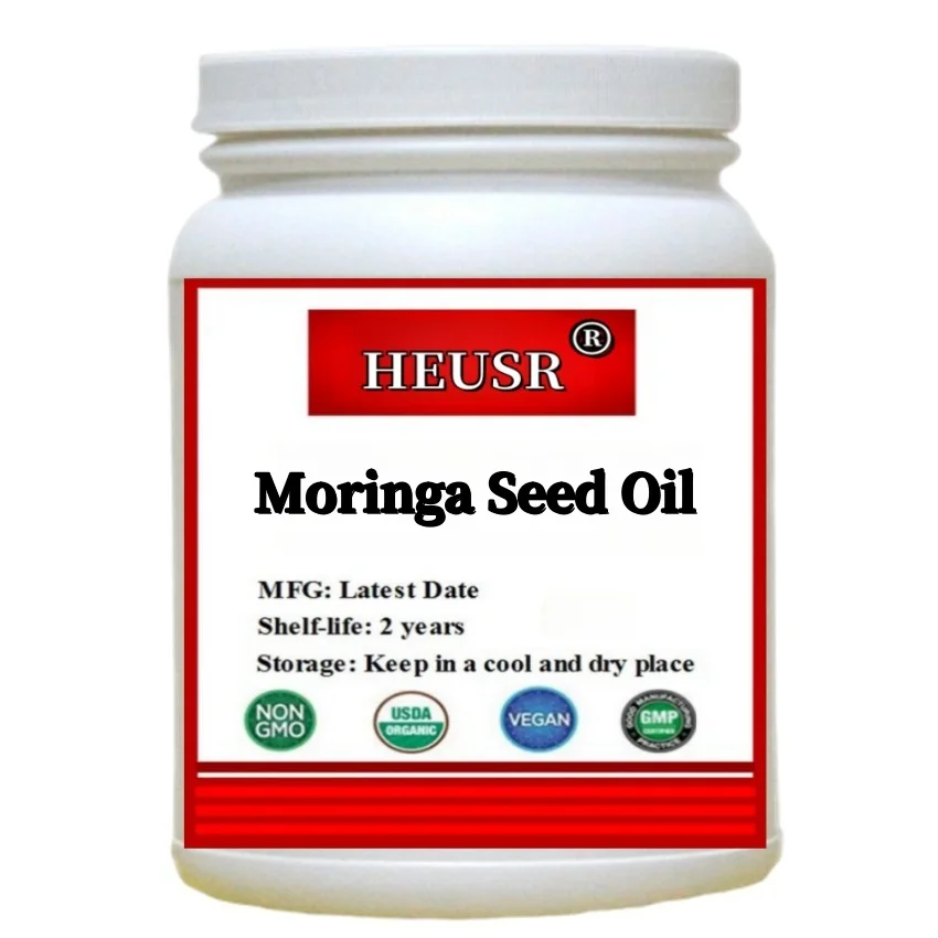 100% Moringa Seed Oil Anti-aging Anti-wrinkle Nourishing Skin Promotes Hair Growth Hair Care Body Massage Base Oil