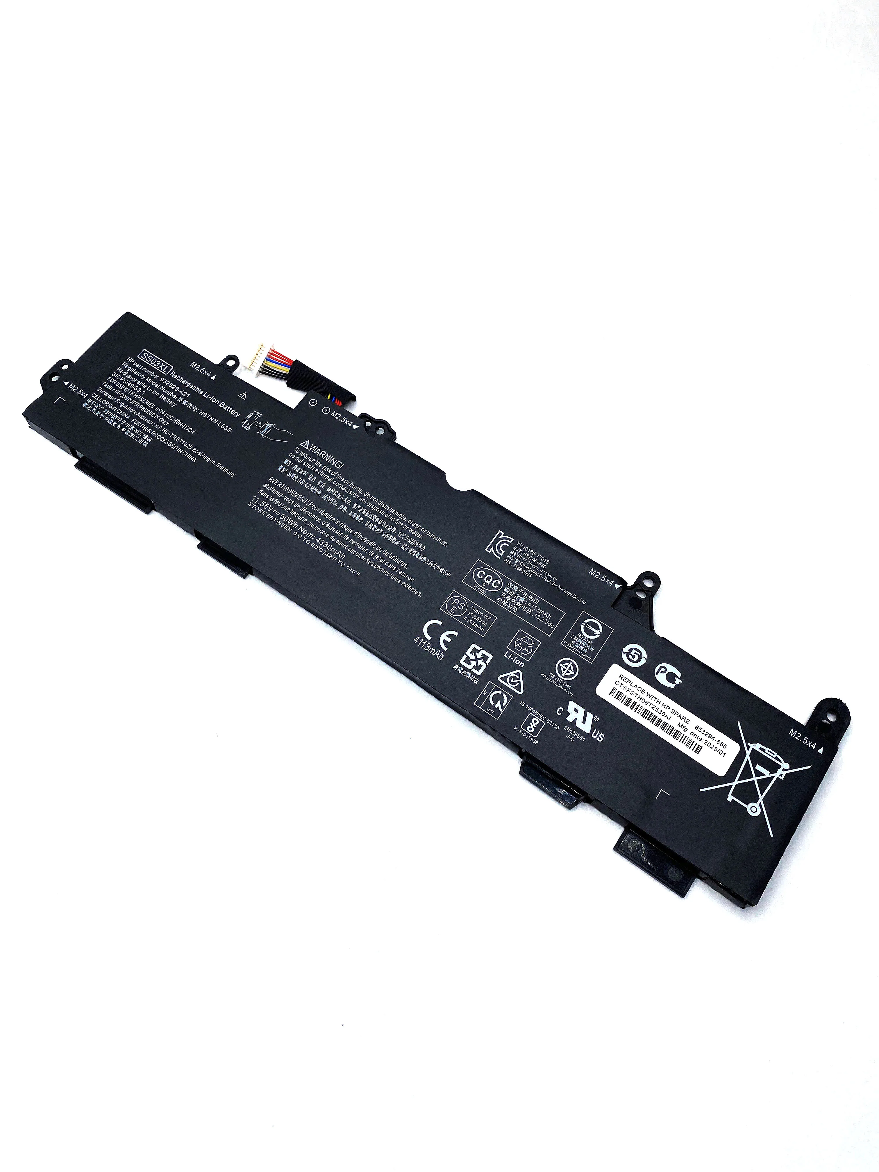 Bateria do portátil para HP EliteBook, novo, original, SS03XL, 730, 735, 740, 745, 755, 830, 840, 846, G5, G6, ZBook 14u, G5, G6, 933321-855, HSTNN-IB8C