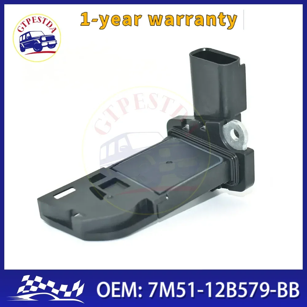 Best OEM 7M51-12B579-BB 7M5112B579BB Mass Air Flow Meter Sensor MAF For Ford C-Max Focus Fusion Transit Kuga Mondeo VOLVO C30