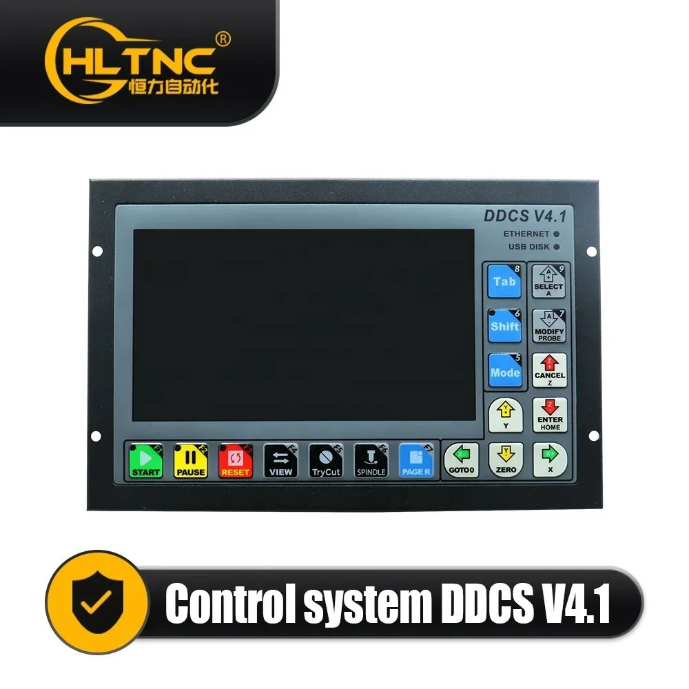 Controlador de Motor DDCSV4.1 de 24V, controlador CNC USB de movimiento independiente sin conexión de 3 ejes y 4 ejes, controlador DDCS V4.1 DDCS