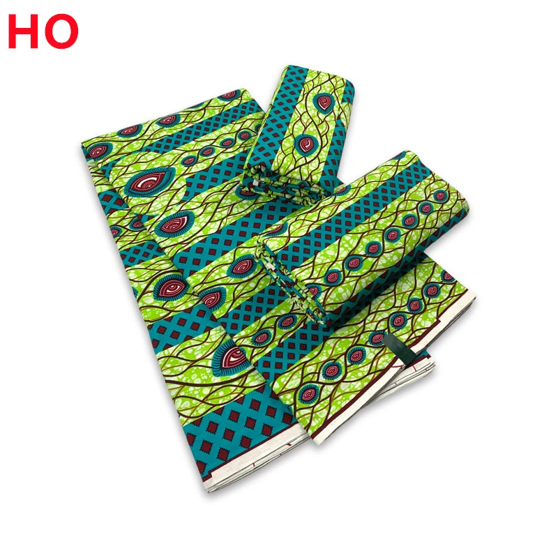 2024 New Style hollande African Fabrics Nigerian Wax Print High Quality African Wax Fabrics For Patchwor Y11-4G