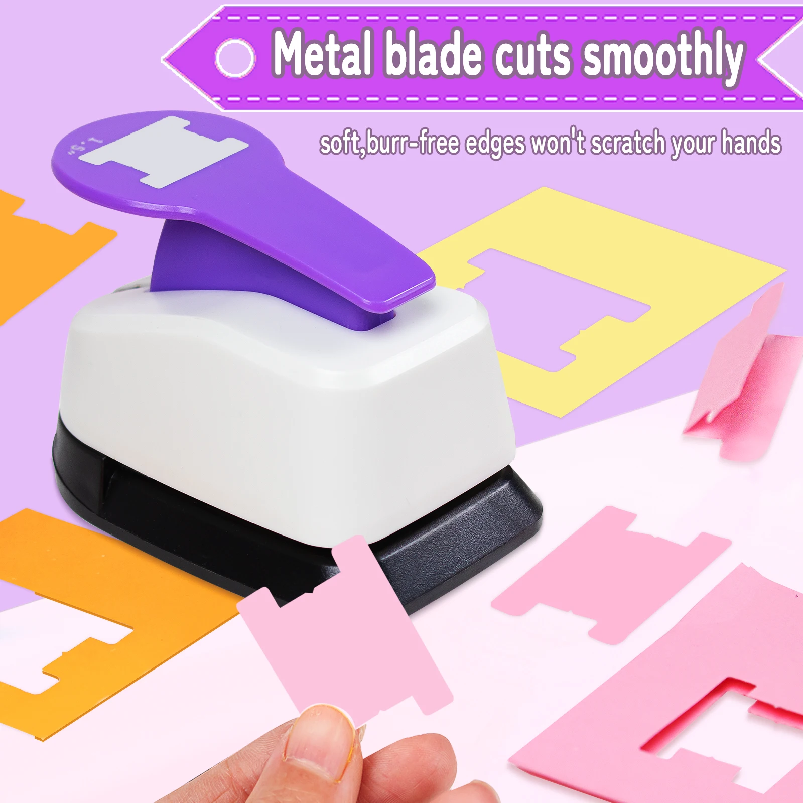 Tab Tag Maker Planner Punch Board mini Craft Puncher Craft Paper Cutter DIY Index Tabs Puncher Tag Punch Paper Punch for Paper C