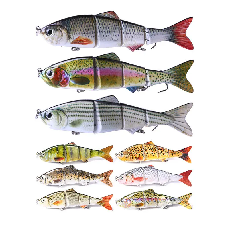 

Segmented Swimbait Realistic Long Cast Slow Sink Durable Saltwater Bionic Hard Lure For Bass Topmouth Culter Fishing Tackle