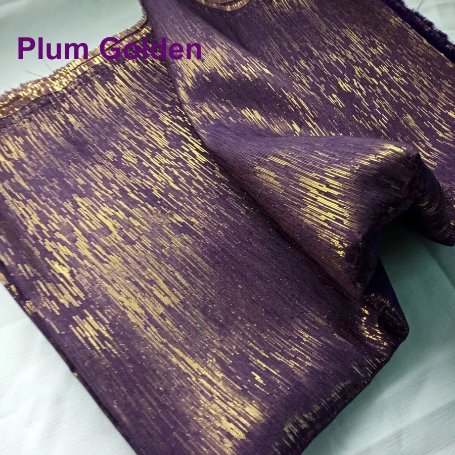 Gown Sparkling Fabric Metallic Flashing Cotton Fabric Shantung Bridal Coat Shoe Bag Curtain Wedding Cosplay Material