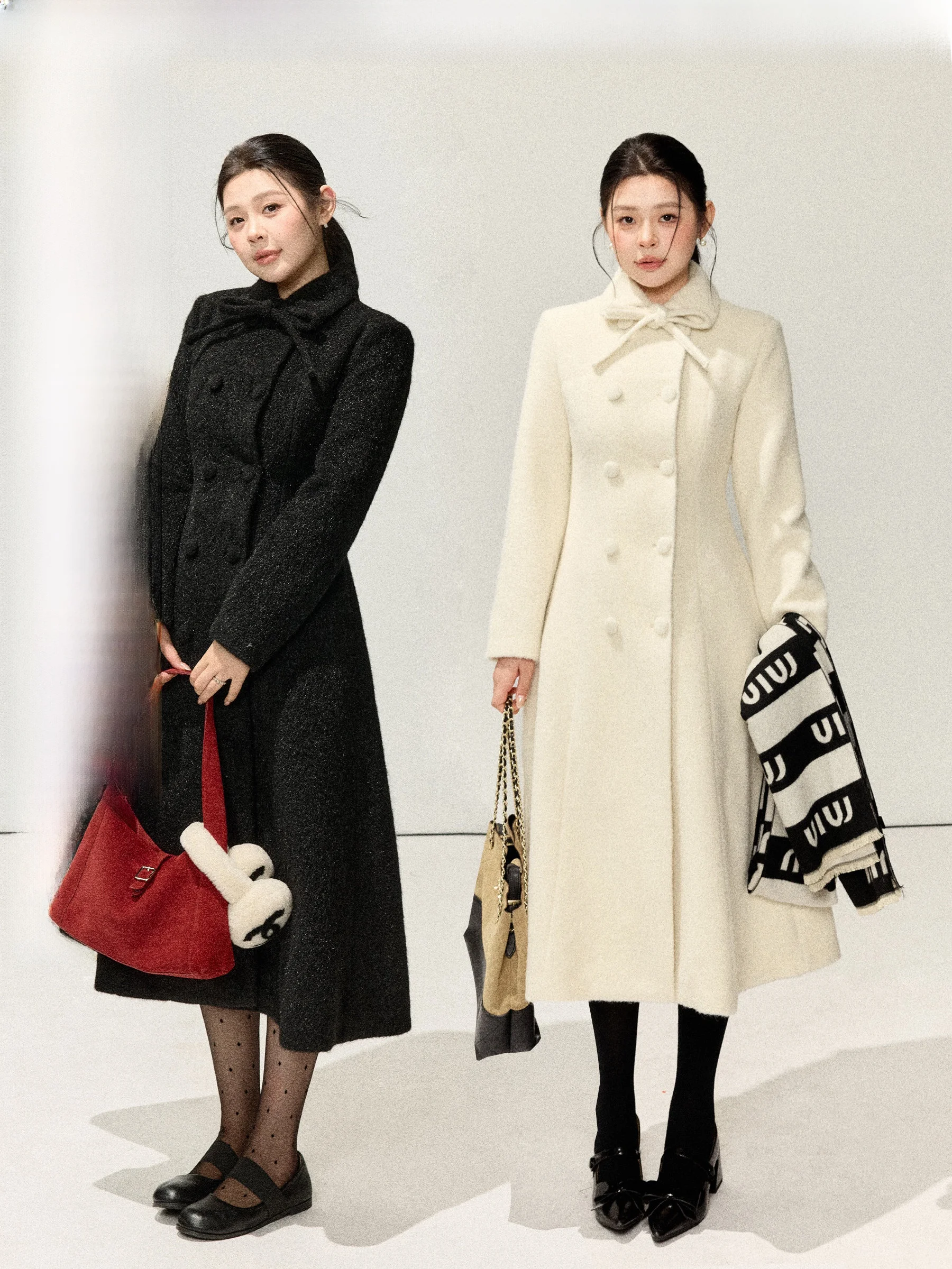 

Шерстяное пальто Jiulu Studio большого размера с двубортной застежкой и утяжкой на талии, элегантный женский наряд для полных женщин, зимний вариант для поездок на работу