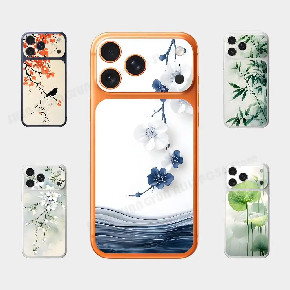 

Extremely Simple Scenery Plain Decal Skin For IPhone17 Pro ProMax Back Film Cover Wrap Anti-scratch Durable Sticker