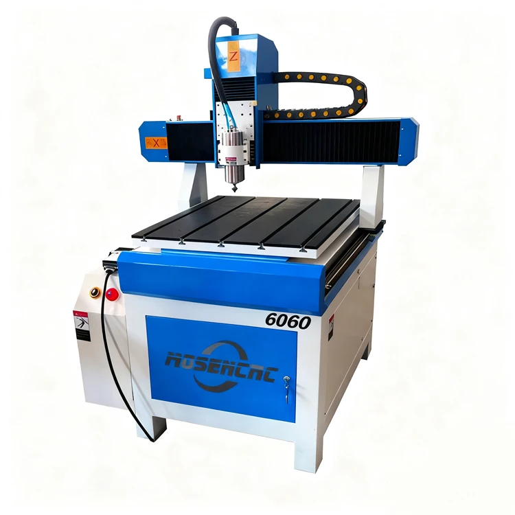 Jinan Mosencnc 6060 3-Axis 3D Mini Desktop CNC Router Kit Woodworking Engraving Machine with Controller Table Accessories