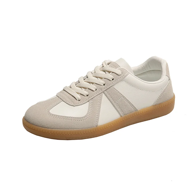 Girls' lightweight sports shoes women's new models, flat-bottomed indoor fitness shoes women's white shoes are versatile