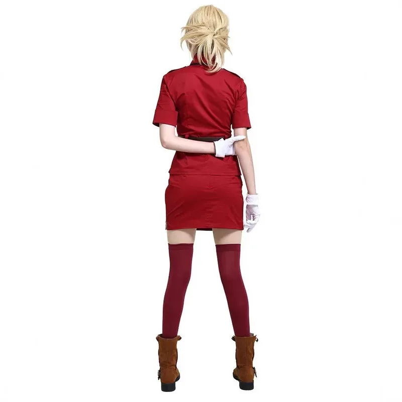 أنيمي Hellsing Herushingu Seras فيكتوريا تأثيري حلي مصاص دماء الأحمر الشرطة موحدة تنورة امرأة الرجال مثير كرنفال البدلة