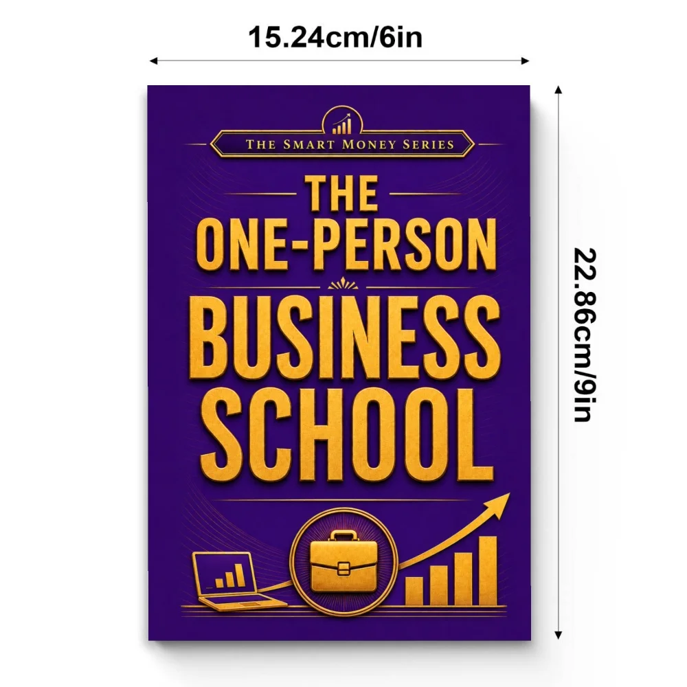 The Smart Money Series One-Person Business School, Solo Entrepreneurship, Small Business Strategy, Business Planning