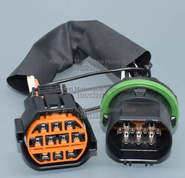 1pc for Ix35 2010-2012 2013-2015 Headlight Adapter Harness Plug Low Configuration Upgraded To High Configuration