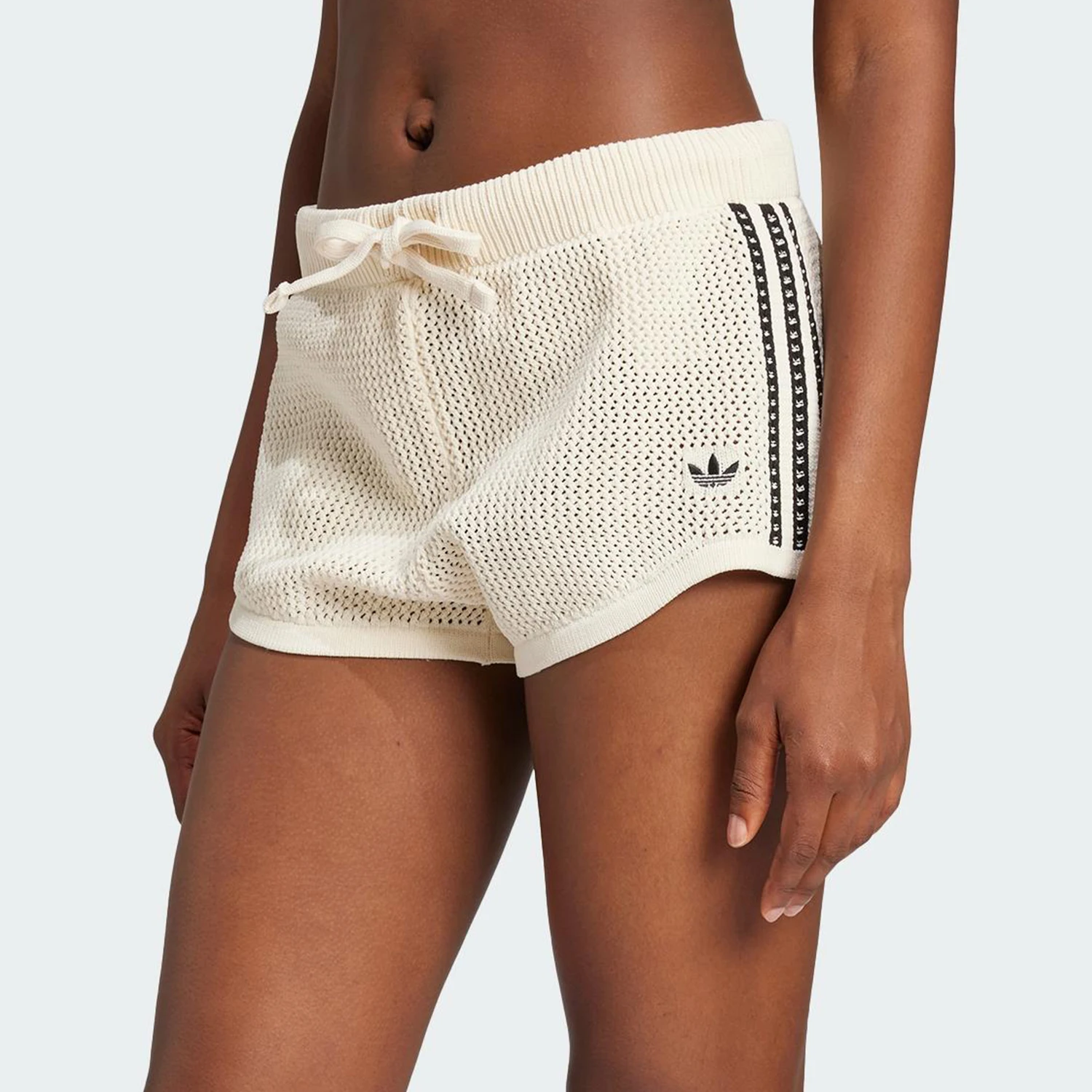 Adidas genuine clover women's casual and fashionable mesh breathable shorts JD1078