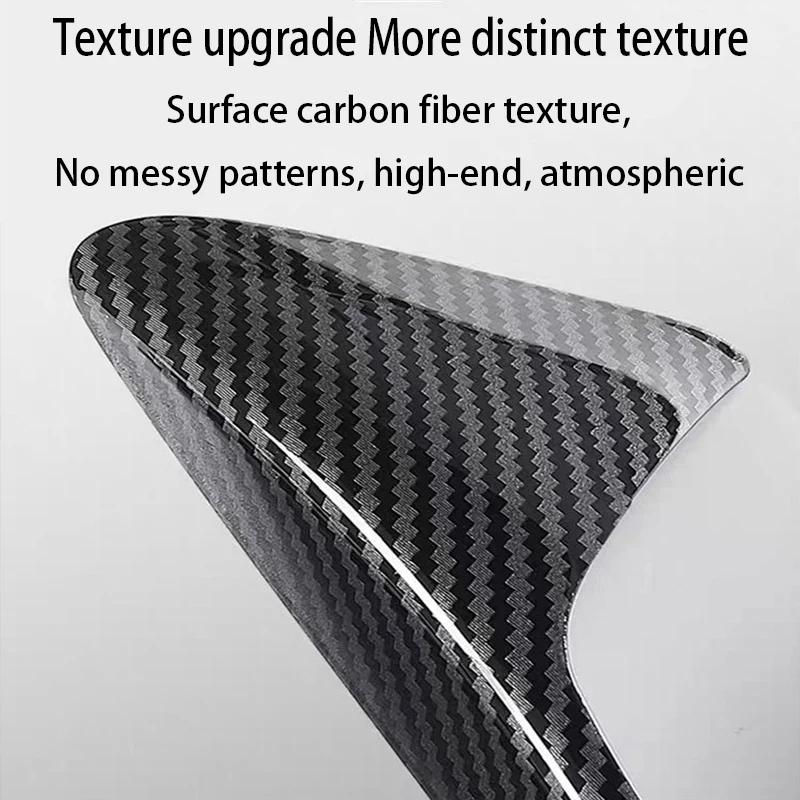 For Tesla Model 3/Y Side Camera Protection Cover Carbon Fiber Fender Trim Cover Car Modification Accessories Tesla 2017-2024 - view 3