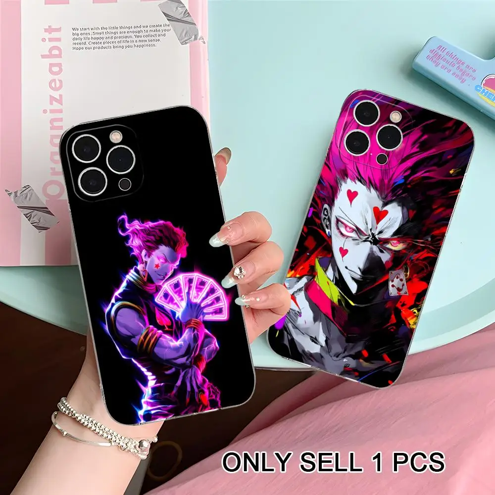 

Hunter Hisoka Phone Case for iPhone 17 16 15 14 13 12 11 X XR XS Air Pro Max Plus Mini Soft TPU Clear Cover