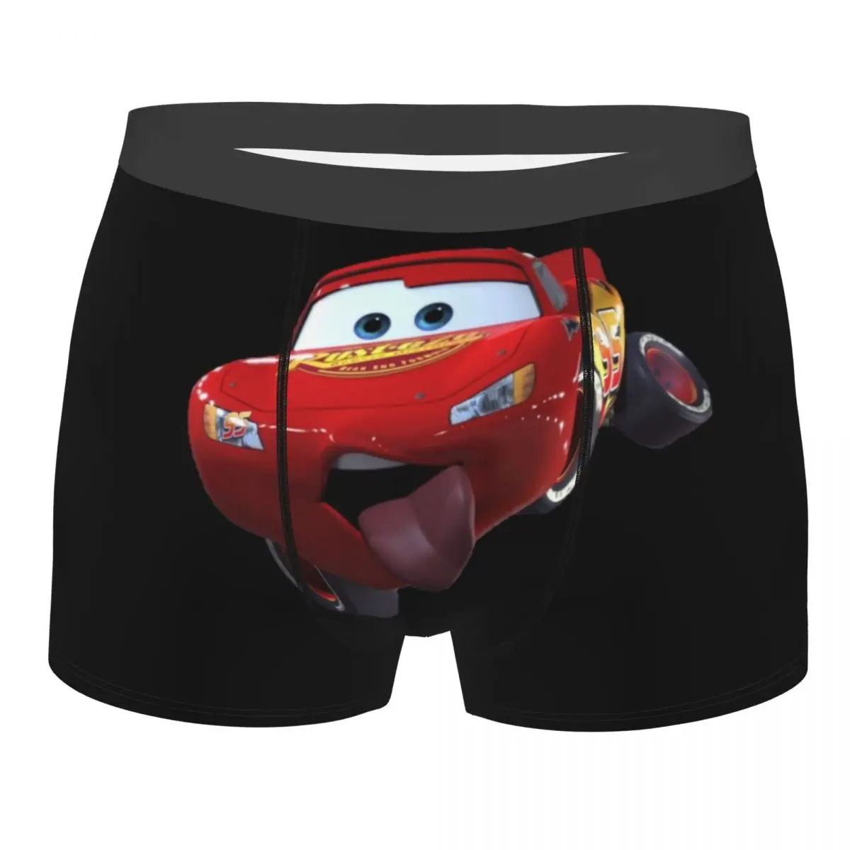 

Male Fashion Lightning Mcqueen Cars Underwear Boxer Briefs Men Stretch Shorts Underpants