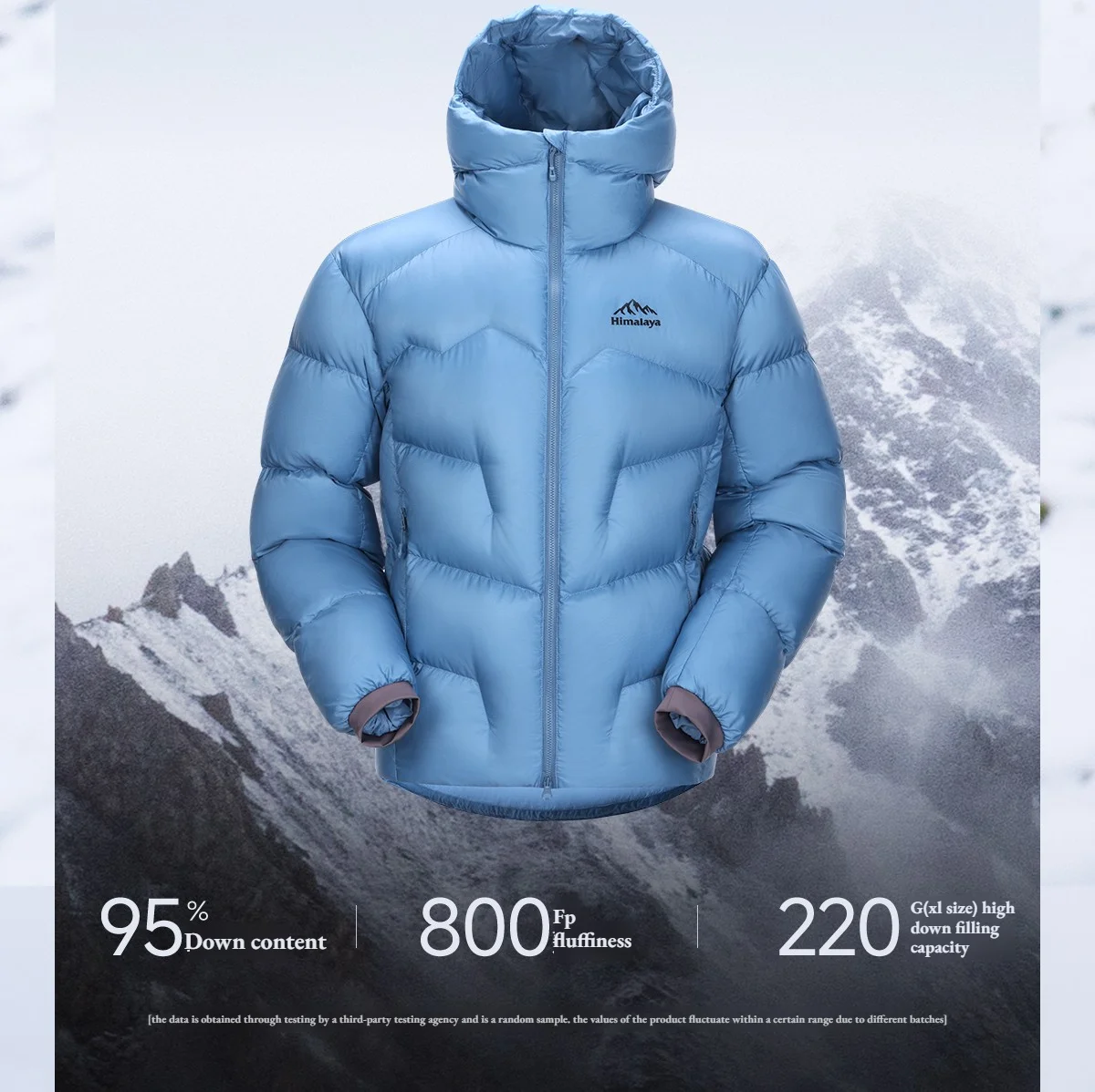 Golden Camel Himalaya Winter Down Jackets Men 800FP Warm Windproof Windproof Goose Down Jacket 5500M High Altitude Climbing Coat - view 4