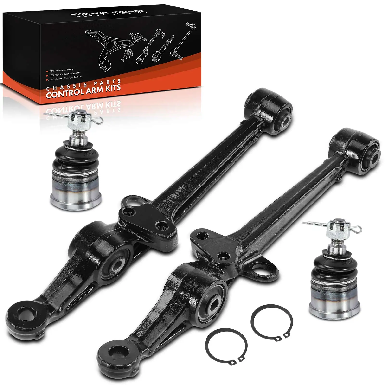 Set di 4 bracci di controllo inferiori anteriori Frankberg per Honda Accord V Aerodeck Ce 1993-1998 51365Sv4000 K9643 51220Sm1A01