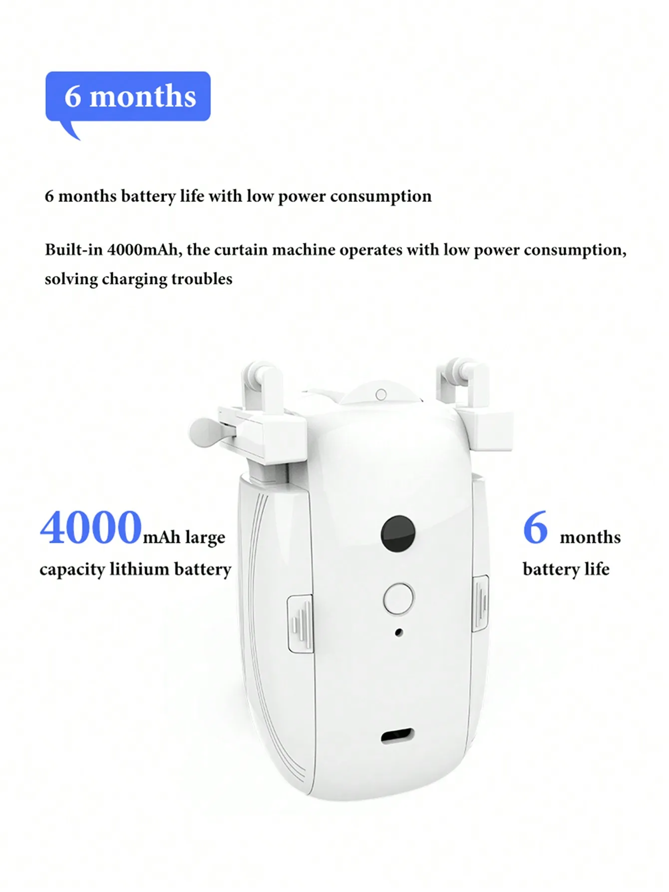 Tuya Smart For Home Curtain Opener Electronic T/U Track Curtain Motor Robot Remote Button Control Automatic Curtain Opener