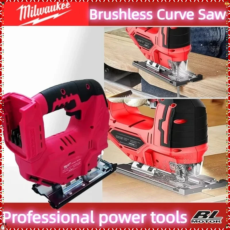 ميلووكي 3000 دورة في الدقيقة منشار منحني بدون فرش منشار كهربائي لاسلكي محمول قابل للتعديل أداة كهربائية لأعمال النجارة