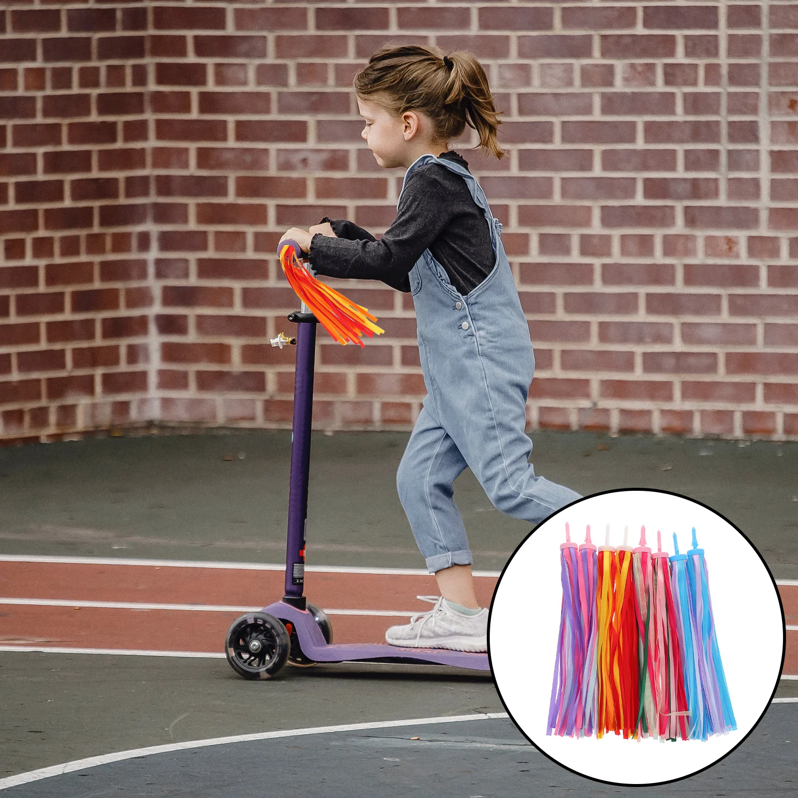 

Children'S Bike Streamers Vibrant Handlebar Ribbons Fade-Resistant Durable For Kids Scooters Tassels Accessories Ride