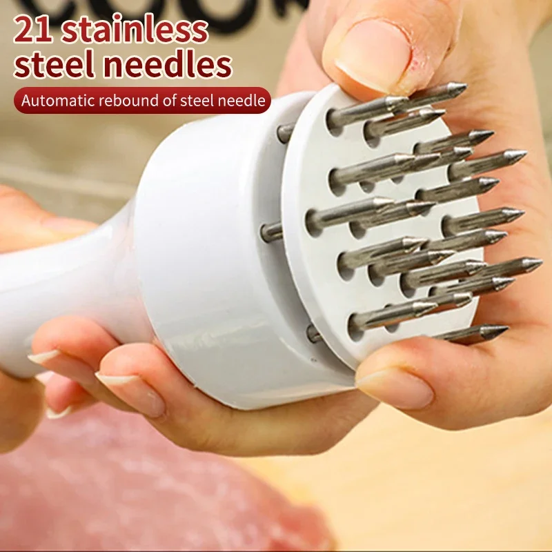 Professional Meat Tenderiser Needle: Kitchen Cooking Tool For Tenderising Steaks And Softening Meats With Ease