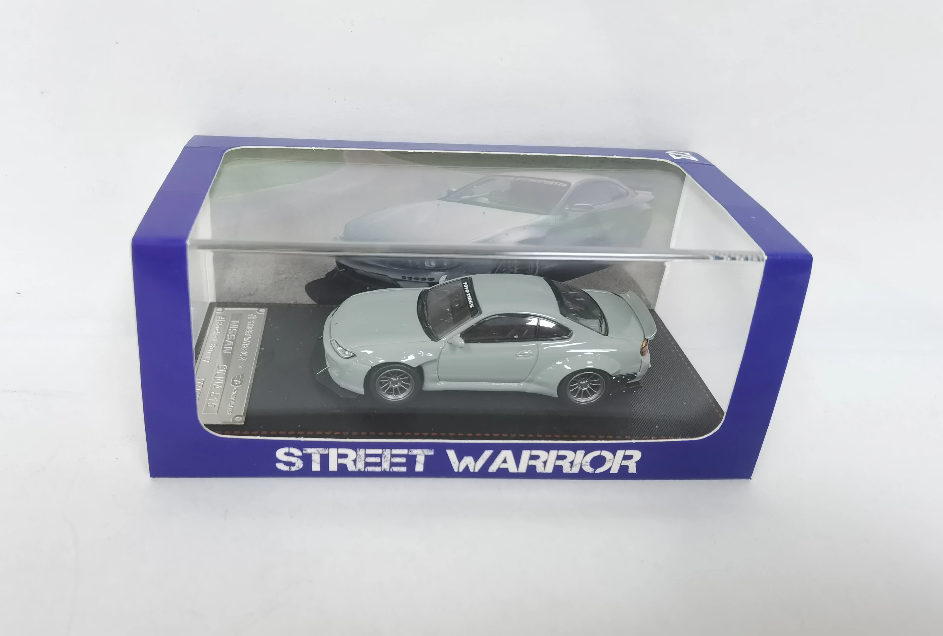 

Vehicle Toy Models Street Warrior x Ghost Player Nissan Silvia S15 Rocket Bunny 007/499 Diecast For Collection