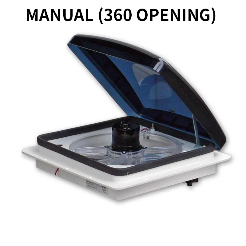RV ventilation fan bed car modified fresh air intake and exhaust 12V silent 10-speed wind speed remote control rain sensor exhau