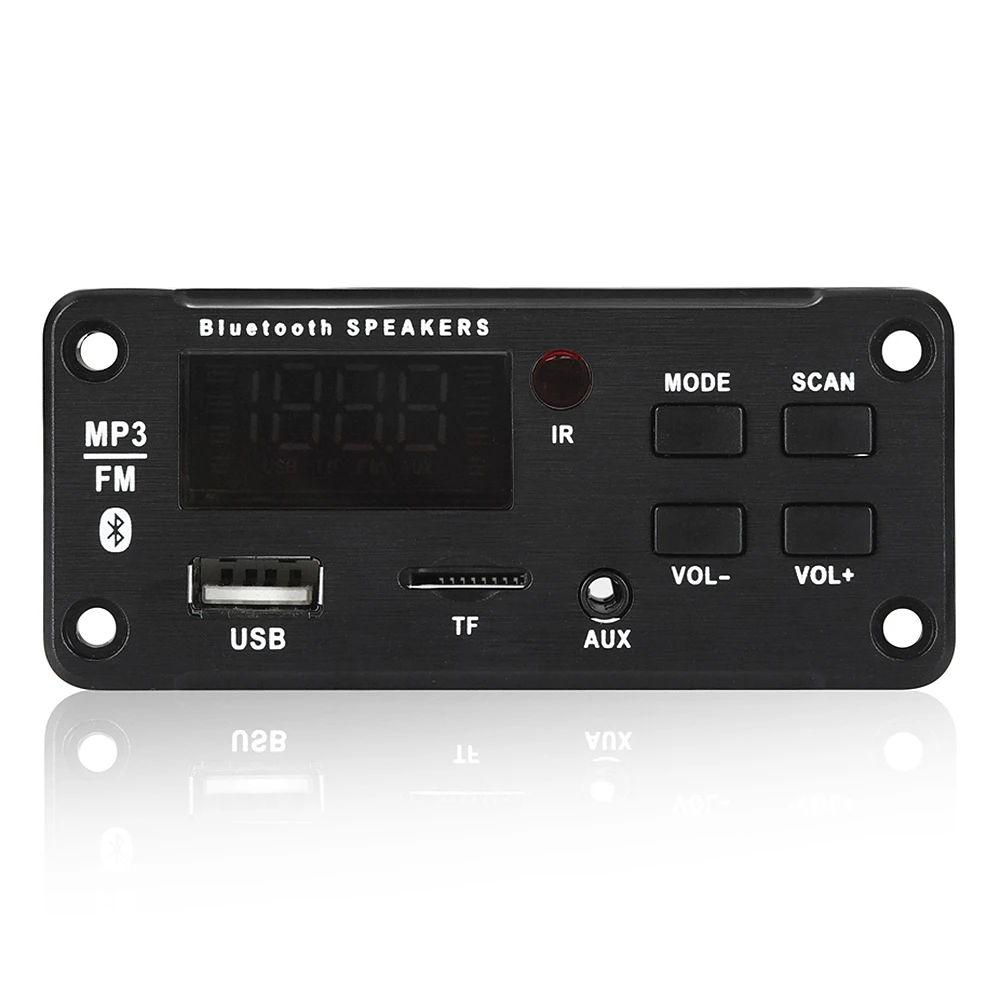 Amplifier 25Wx2 12V Mp3 Decoder Board Audio Module Bluetooth 5.0 Wireless Music Car Mp3 Player with Bluetooth